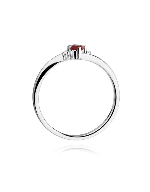 Pierścionek W0346- Rubin 0,15 ct