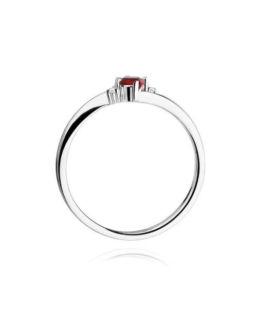 Pierścionek W0346B-Rubin 0,30 ct
