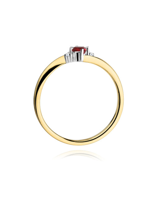 Pierścionek W0346B-Rubin 0,30 ct