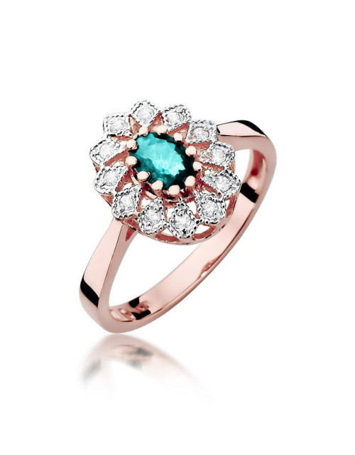 Pierścionek W354-SZMARAGD