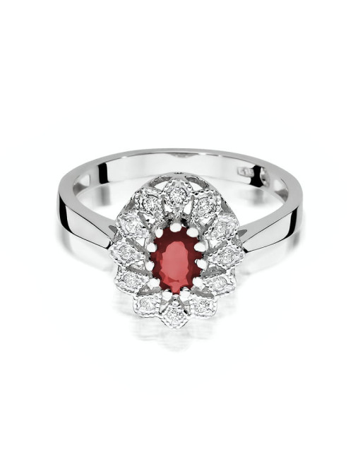 Pierscionek W0354-rubin