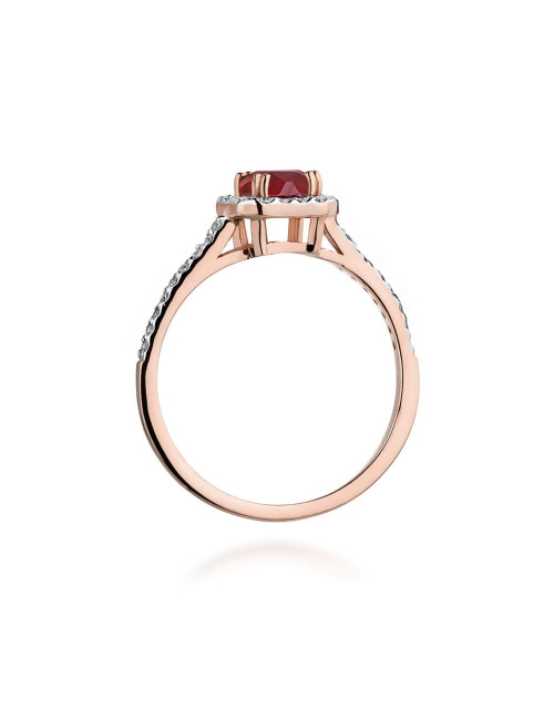 Pierscionek W0422 rubin