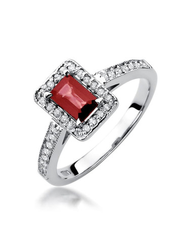 Pierscionek W0422 rubin