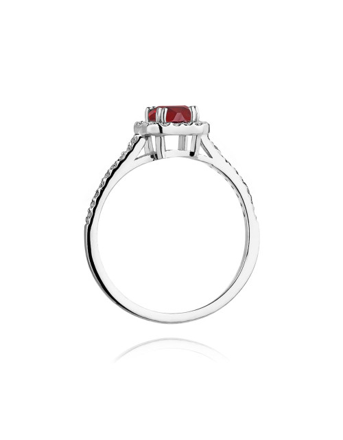 Pierscionek W0422 rubin