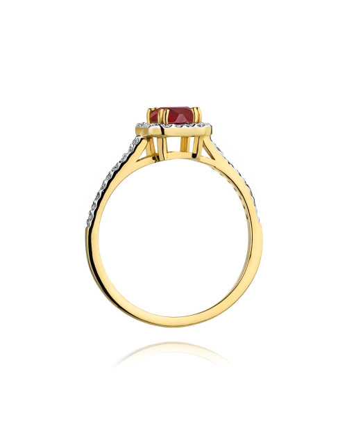 Pierscionek W0422 rubin