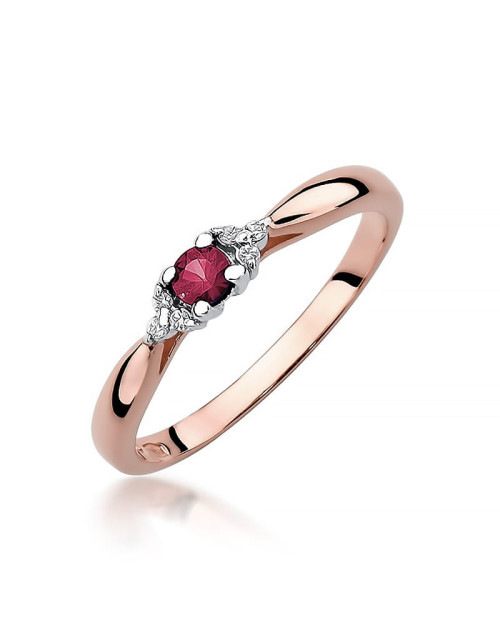 Pierscionek W0428-RUBIN