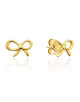 Kolczyki złote kokardki (Gramatura: 0.75)
