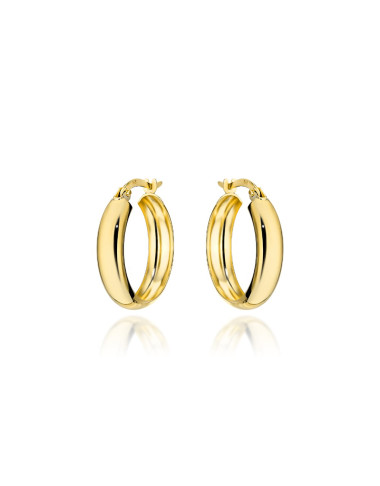 Kolczyki złote koła na angielskim zapięciu - 1,8 cm (Gramatura: 2.07)