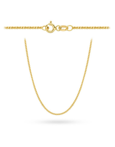 Łańcuszek złoty pr. 585 - splot lisi ogon 50 cm (Gramatura: 2.53)