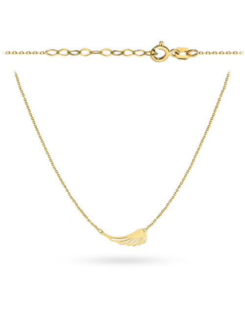 Naszyjnik złoty skrzydło super lekki (Gramatura: 0.73)