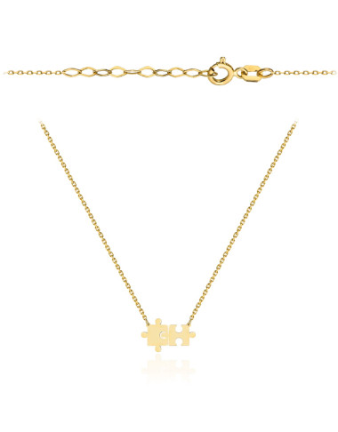 Naszyjnik złoty puzzle (Gramatura: 0.79)