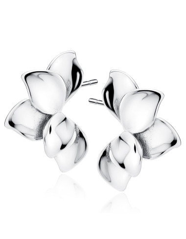 Srebrne kolczyki pr. 925 - listki