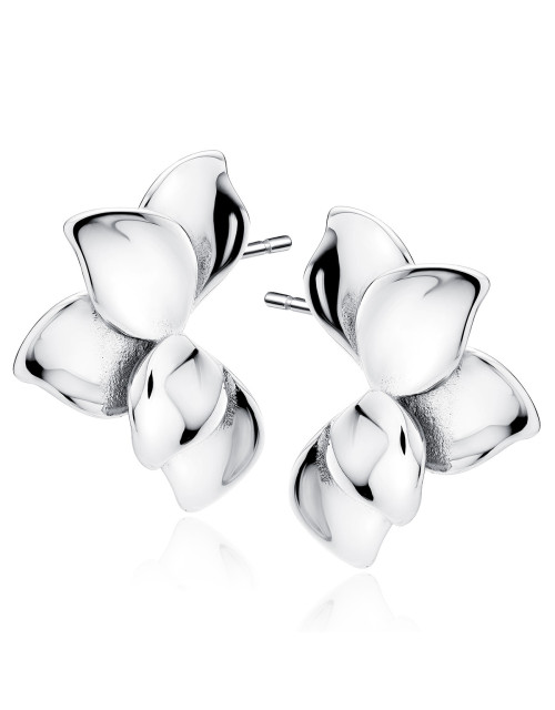 Srebrne kolczyki pr. 925 - listki