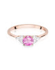 Pierscionek W0451-TOPAZ RÓŻOWY
