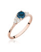 Pierscionek W0451-TOPAZ LONDON BLUE