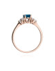 Pierscionek W0451-TOPAZ LONDON BLUE