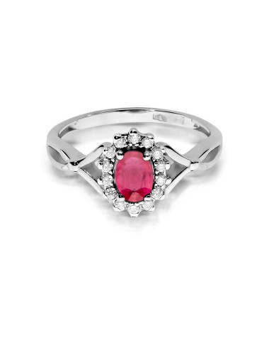 Pierscionek W0182-RUBIN