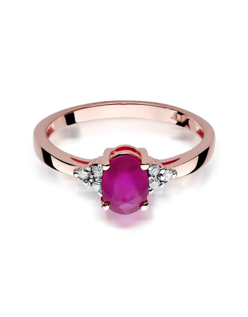 Pierscionek W0308-RUBIN