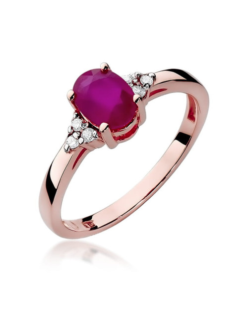 Pierscionek W0308-RUBIN