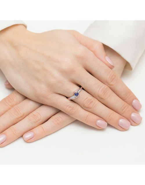 Pierscionek W0618-SZAFIR