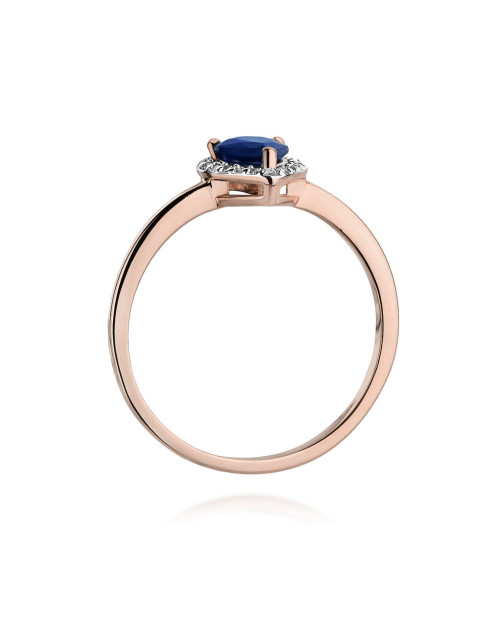 Pierscionek W455-SZAFIR