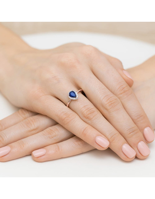 Pierscionek W455-SZAFIR