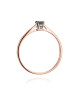 Pierscionek W0335-Czarny brylant 0,20ct