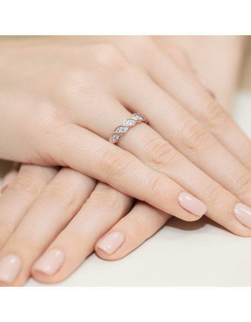 Pierscionek W349-0,20ct