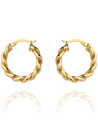 Kolczyki koła plecione duże (Gramatura: 2.53)