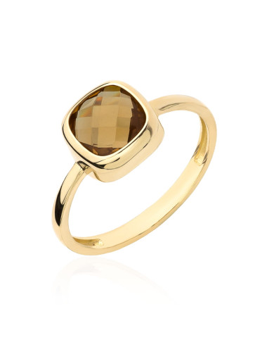 Pierścionek złoty z kamieniem Zultanite (Rozmiar: 18 pr. 585 Gramatura: 2.59)