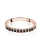 Pierscionek W0446-Czarny diament
