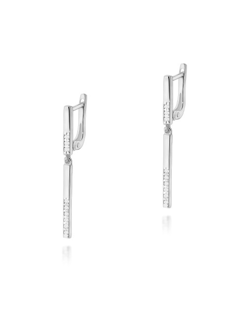 KOLCZYKI K0025 0,08CT