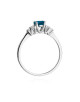 Pierscionek W0451-TOPAZ LONDON BLUE