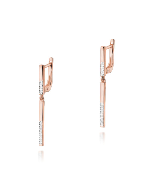 KOLCZYKI K0025 0,08CT