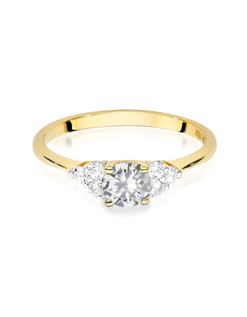 Pierscionek W0451-SZAFIR BIAŁY