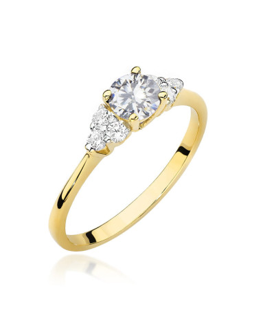 Pierscionek W0451-SZAFIR BIAŁY