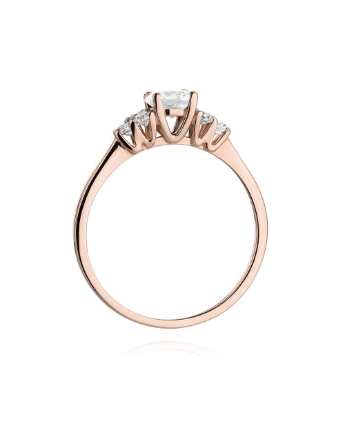 Pierscionek W0451-SZAFIR BIAŁY