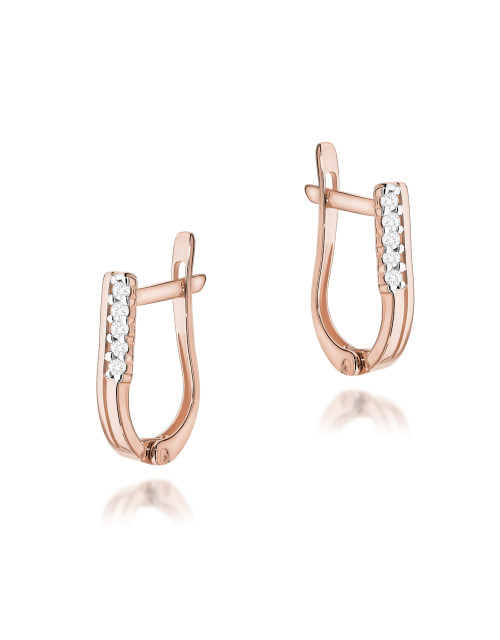 KOLCZYKI K0028 0,15CT