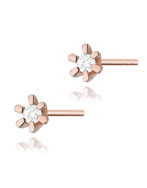 KOLCZYKI K0029 0,04CT