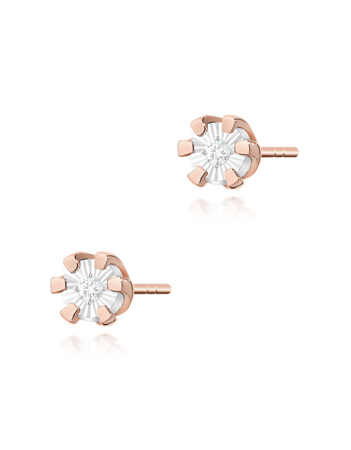 KOLCZYKI K0031 0,02CT