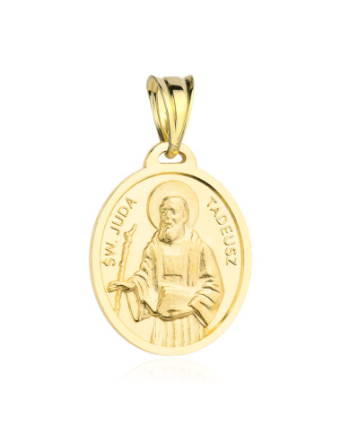 Medalik złoty święty Juda Tadeusz (Gramatura: 2.41)
