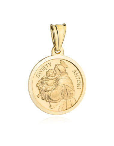 Medalik złoty święty Antoni (Gramatura: 2.59)
