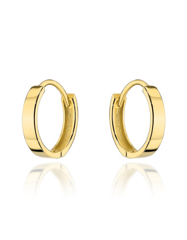 Kolczyki złote klasyczne kółeczka na kreolu (Gramatura: 0.98)