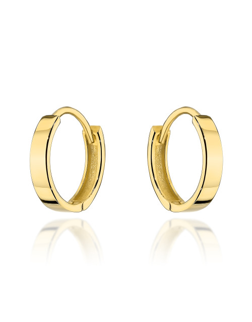 Kolczyki złote klasyczne kółeczka na kreolu (Gramatura: 0.98)