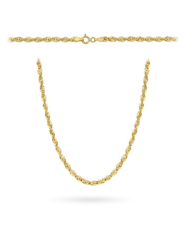 Naszyjnik złoty o wzorze helisy (Rozmiar: 45 cm pr. 585 Gramatura: 3.25)