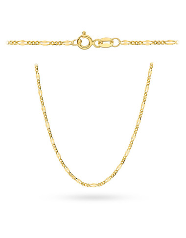 Łańcuszek złoty pr. 585 - splot figaro gucci 50 cm (Gramatura: 2.27)