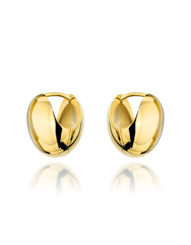 Kolczyki złote gładkie kule (Gramatura: 4.04)