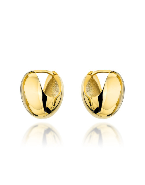 Kolczyki złote gładkie kule (Gramatura: 4.04)