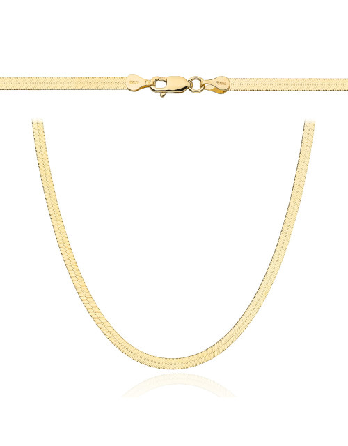 Łańcuch złoty taśma 40cm (Gramatura: 5.40)