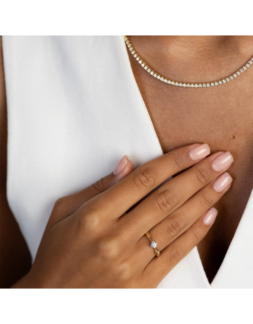 Pierscionek W171-0,12ct